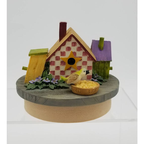 Our America Yankee Candle Topper Bird Houses Audubon Vintage Decor nature - Picture 1 of 8